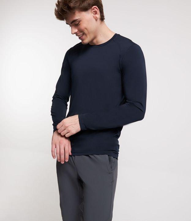 Camiseta Esportiva Tecnologia Dry com Costura na Cava - 1