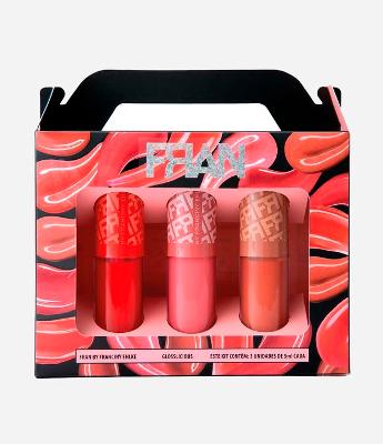 Kit com 03 Glosses Glosslicious Fran By Franciny Ehlke