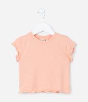 Blusa Infantil em Cotton com Brilhinhos - Tam 1 a 5 Anos - 1