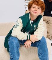 Jaqueta Bomber College Infantil Estampa Los Angeles - Tam 5 a 14 anos - 2