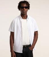 Camisa Listrada em Fibra de Bambu com Bolso - 2