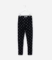Calça Legging Infantil com Estampa de Corações - Tam 5 a 14 Anos - 1