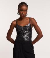 Body Metalizado de Alcinha com Franzidinho - 2