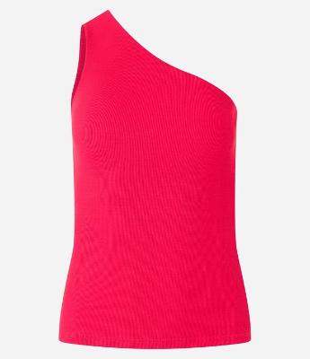 Blusa Ombro Só em Ribana com Textura Canelada