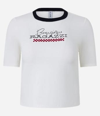 Blusa T-shirt em Algodão com Lettering Ragazzi