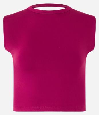 Blusa em Algodão com Detalhe Torcido nas Costas