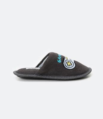 Pantufa Infantil Chinelo com Bordado Game On