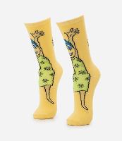 Meia Cano Alto em Algodão com Estampa Alegria Divertidamente - 1