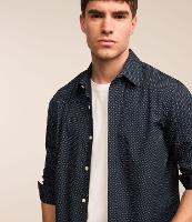 Camisa em Tricoline com Mini Poás Estampados - 2