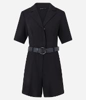 Macaquinho Alfaiatado com Cinto Fivela em PU - 2