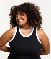 Regata em Ribana com Acabamento Contrastante Curve & Size - 1