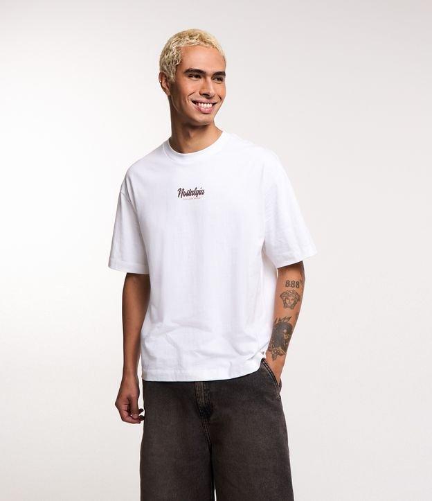 Camiseta Boxy em Algodão e Estampa New Bold - 1