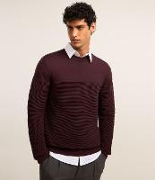 Suéter em Tricô com Textura em Nervuras - 2