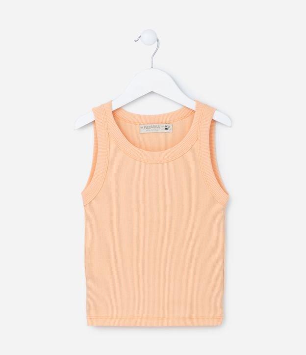 Regata Cropped Infantil em Ribana - Tam 5 a 14 Anos - 2