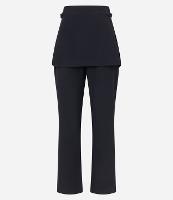 Calça Alfaiatada com Saia Sobreposta e Detalhe no Cós - 1