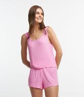 Pijama Short Doll Canelado em Viscose - 1