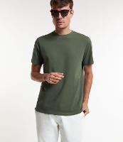 Camiseta Casual em Algodão com Textura Piquet - 1
