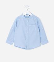 Camisa Básica Infantil em Tricoline com Gola Padre - Tam 1 a 4 anos - 1