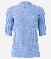 Blusa em Tricô Texturizado com Manga Curta - 2