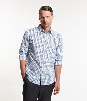 Camisa em Tricoline com Abotoamento e Estampa Xadrez Grid - 1