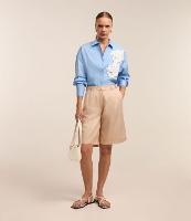 Bermuda Jorts Alfaiatada com Fivelas Laterais no Cós - 2