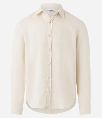 Camisa Texturizada com Mangas Longas