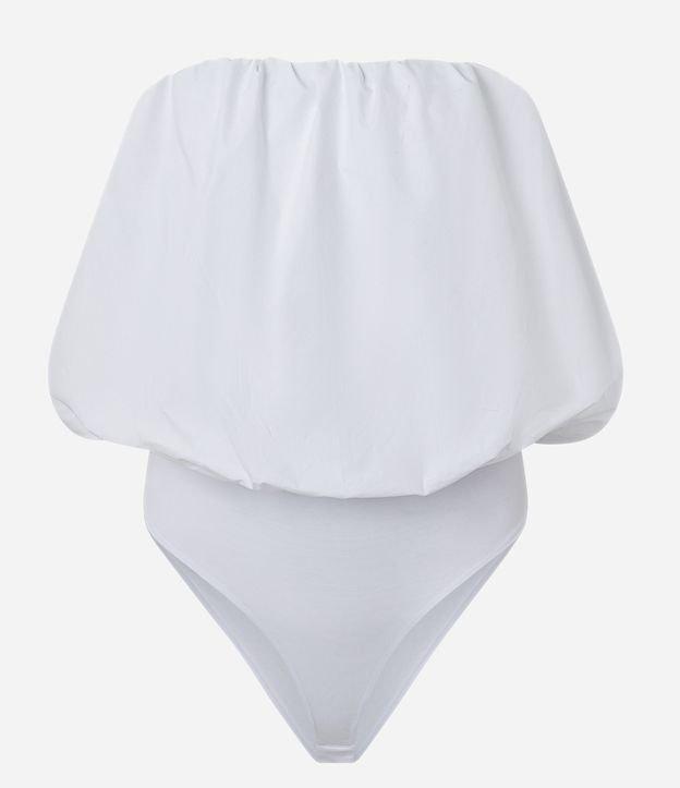 Body Tomara que Caia em Tricoline com Efeito Balonê - 1