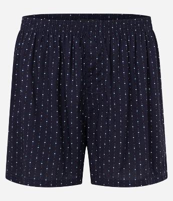 Cueca Samba Canção em Viscose Estampa Mini Losangos