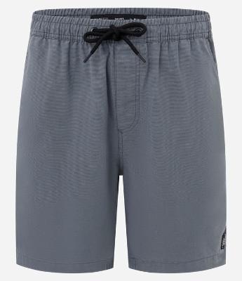 Bermuda Texturizada com Cós Elástico e Cordão para Ajuste