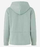 Blusa em Moletom com Capuz Ajustável e Abertura por Zíper - 1