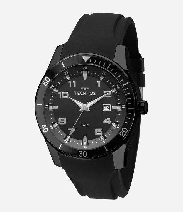Relógio Masculino Technos Analógico com Caixa em Aço e Pulseira em Silicone - 2
