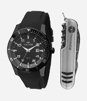 Relógio Masculino Technos Analógico com Caixa em Aço e Pulseira em Silicone - 1