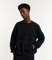 Blusão Balloon em Jeans com Recorte e Bolso Canguru - 2