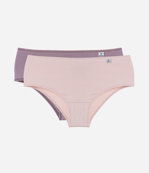 Kit 02 Calcinhas Largas em Microfibra DelRio - 1