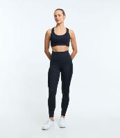 Calça Legging Esportiva em Poliamida com Detalhe Texturizado - 1