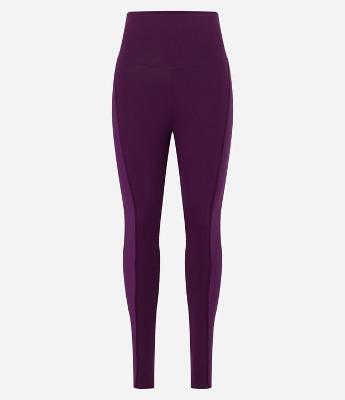 Calça Legging Esportiva em Poliamida com Detalhe Texturizado