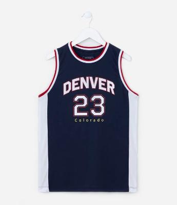 Regata Infantil de Basquete Tecnologia Dry - Tam 5 a 14 anos