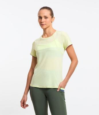 Camiseta Esportiva em Poliamida com Viés Contrastante