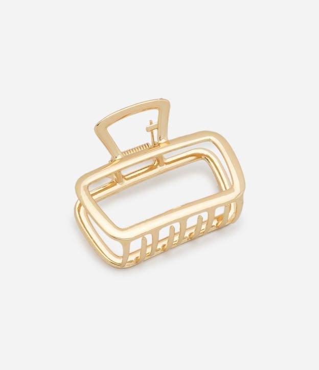 Piranha de Cabelo Média com Formato Retangular Vazada - 1