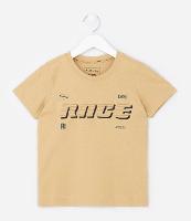 Camiseta Regular Infantil com Estampa Lettering - Tam 5 a 14 anos - 1