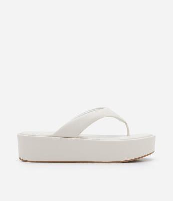Chinelo Flatform com Tiras Largas