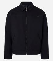 Jaqueta Trucker em Sarja com Textura e Bolsos - 1