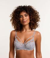 Sutiã com Bojo e Tiras em Renda Floral - 2