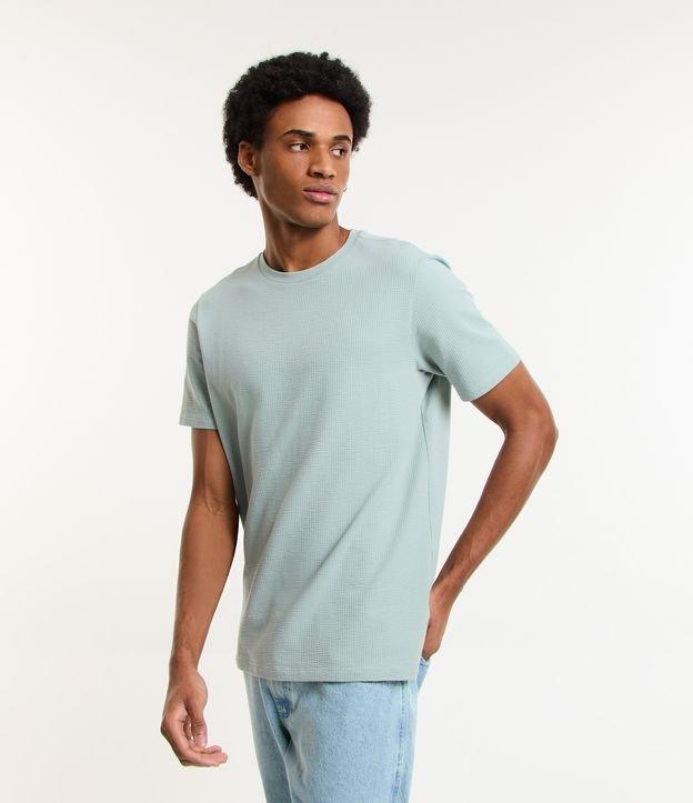 Camiseta Regular Ana Ruga com Textura - 2