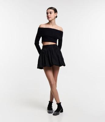 Mini Saia Balonê em Tricoline