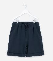 Bermuda Infantil com Barra Dobradinha - Tam 5 a 14 anos - 1