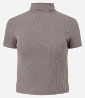 Blusa em Ribana com Golinha Alta Inteira - 1