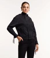 Jaqueta Bomber com Detalhe no Punho e Fechamento Frontal em Zíper - 1