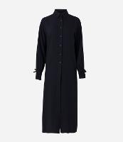 Camisa Longa Tricoline com Amarrações no Punho e Costas - 1