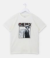 Camiseta Infantil com Estampa do One Piece Luffy - Tam 5 a 14 anos - 1